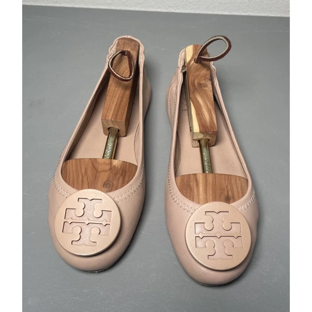 Tory Burch Minnie Travel Ballet Flats Womens Size 6